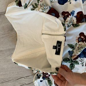 Off Shoulder Floral Top